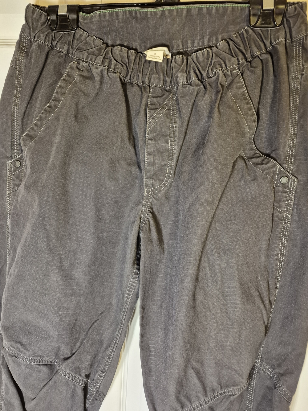 Mountain Equipment Co-Op Women's Wide-Leg Elastic-Waist Gray Pants